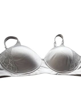 Bali 40D White Wire-Free Comfort Bra with Lace Detail